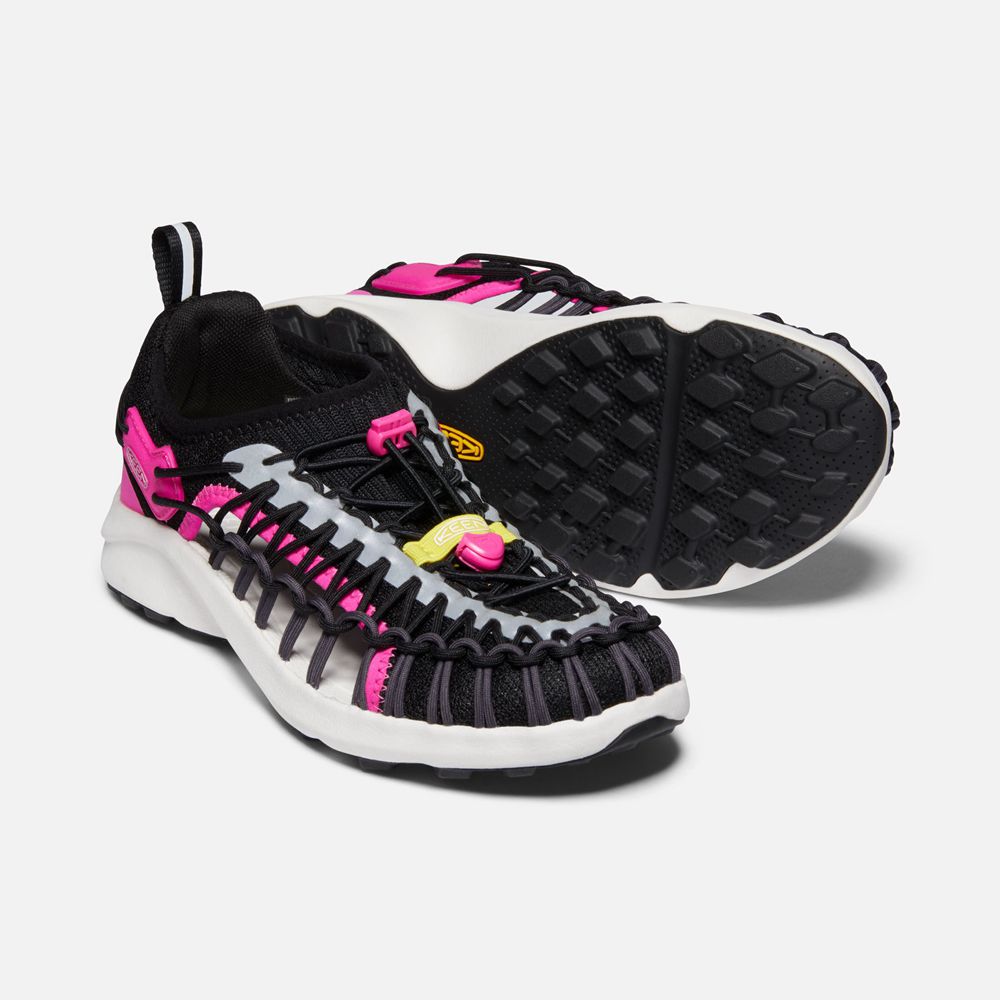 Zapatos Marca Keen Mexico Negros/Rosas - Mujer Uneek Snk Shoes - ZW7503691